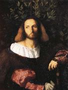 Palma Vecchio Portrait of a Poet oil on canvas